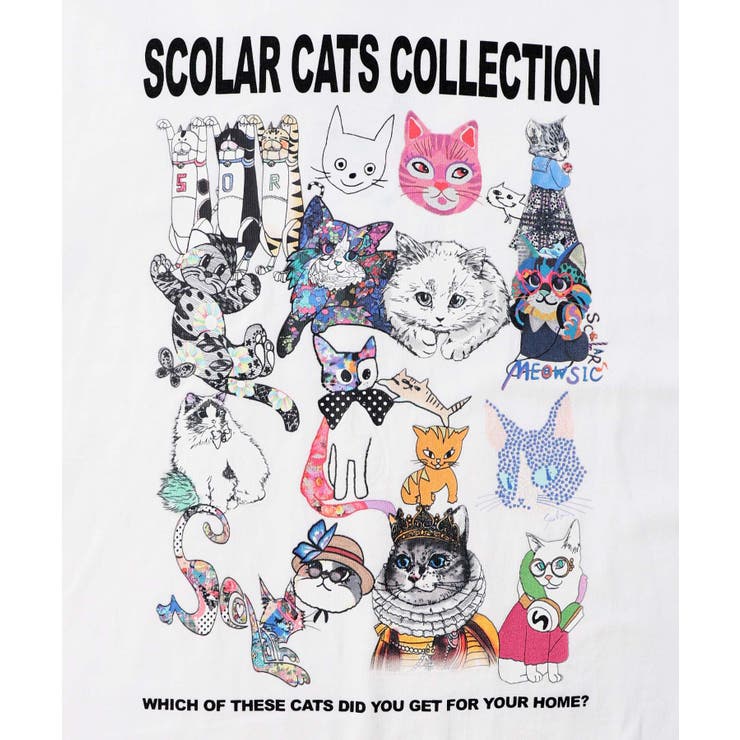 スカラーネココレクションロンT | ScoLar | 詳細画像7 