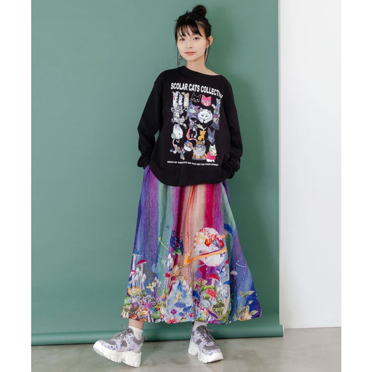 スカラーネココレクションロンT | ScoLar | 詳細画像1 