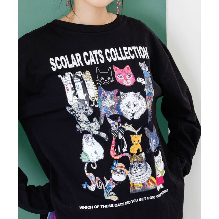 スカラーネココレクションロンT | ScoLar | 詳細画像6 