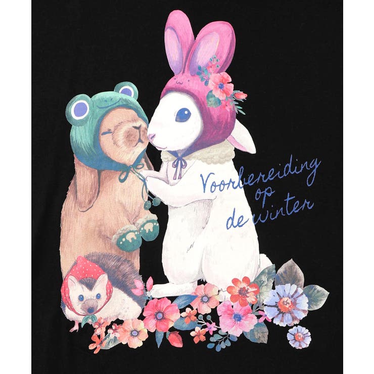 冬支度中アニマルプリントプルオーバー | ScoLar | 詳細画像8 