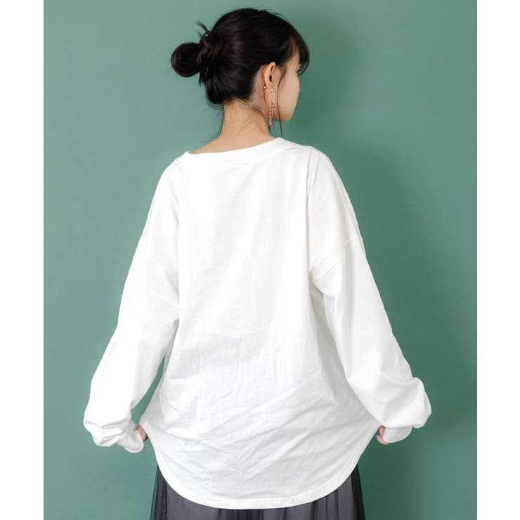 冬支度中アニマルプリントプルオーバー | ScoLar | 詳細画像4 