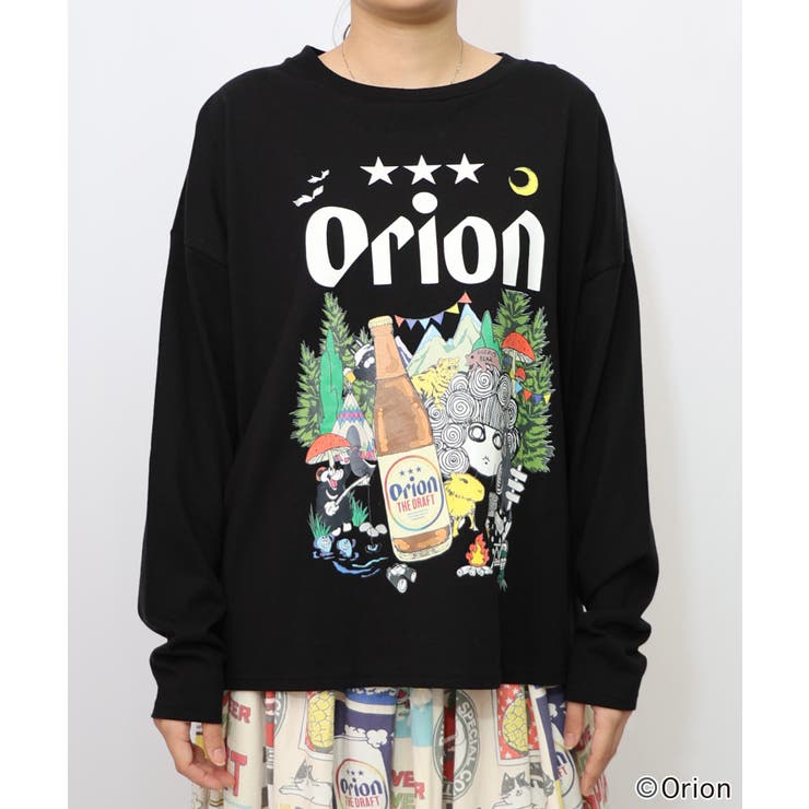 orion×ScoLar アニマルカーニバル柄Tシャツ[品番：SRSW0000323