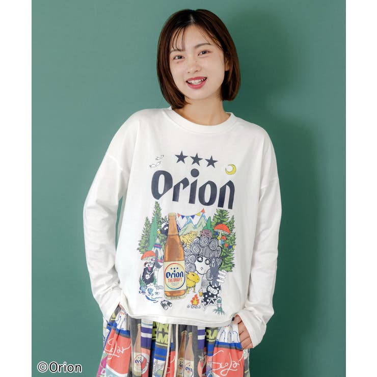 orion×ScoLar アニマルカーニバル柄Tシャツ[品番：SRSW0000323