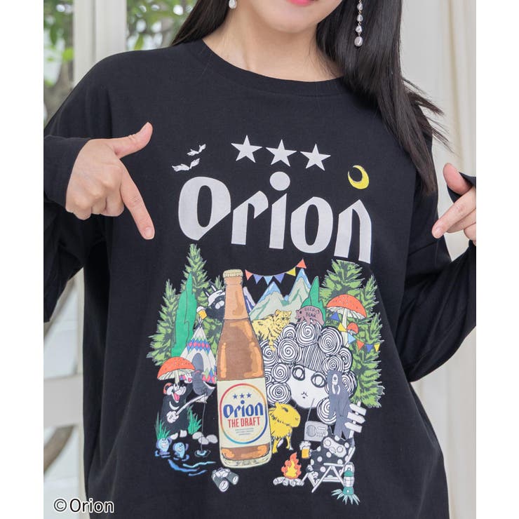 orion×ScoLar アニマルカーニバル柄Tシャツ[品番：SRSW0000323