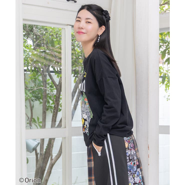 orion×ScoLar アニマルカーニバル柄Tシャツ[品番：SRSW0000323