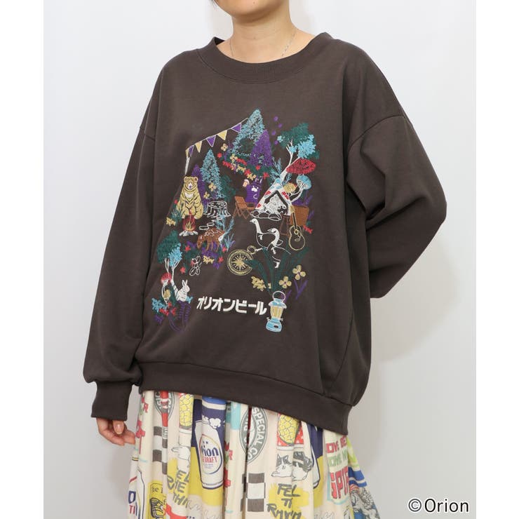 orion×ScoLar アニマルキャンプ刺繍PO[品番：SRSW0000328]｜ScoLar