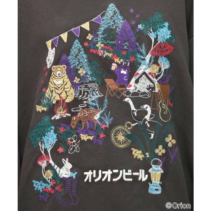 orion×ScoLar アニマルキャンプ刺繍PO[品番：SRSW0000328]｜ScoLar
