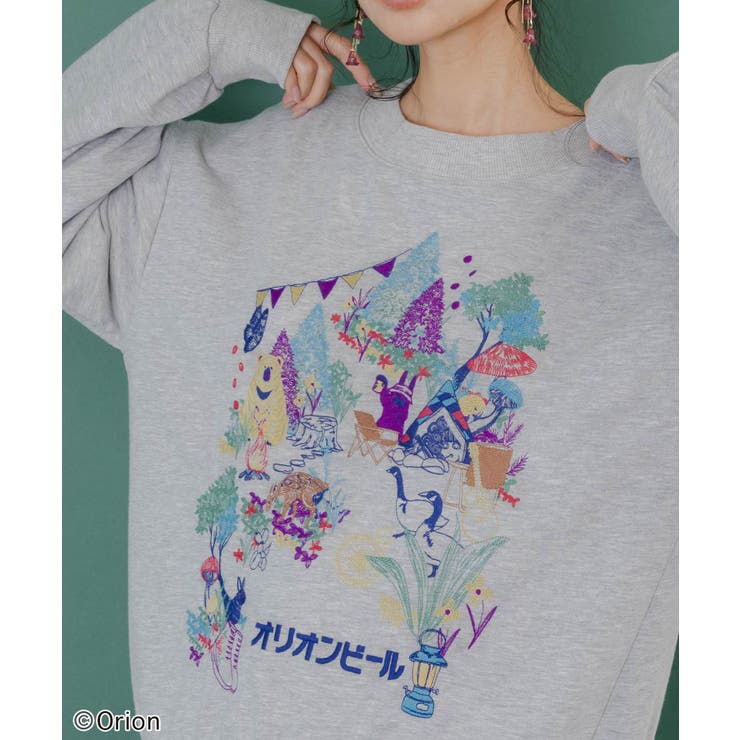 orion×ScoLar アニマルキャンプ刺繍PO[品番：SRSW0000328]｜ScoLar