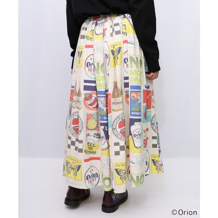 orion×ScoLar コラージュ柄スカート[品番：SRSW0000330]｜ScoLar