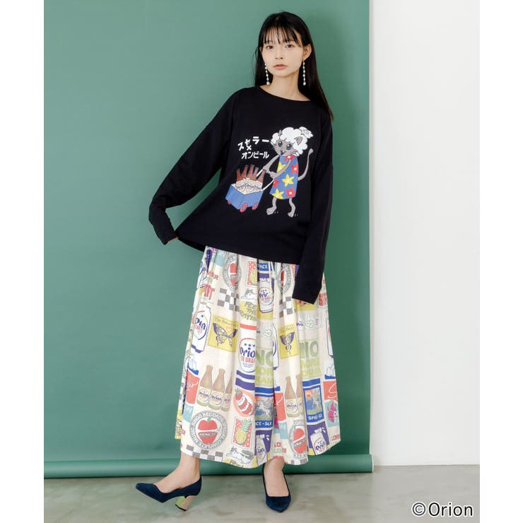 orion×ScoLar コラージュ柄スカート[品番：SRSW0000330]｜ScoLar