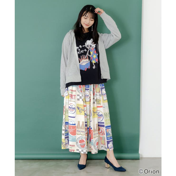 orion×ScoLar コラージュ柄スカート[品番：SRSW0000330]｜ScoLar