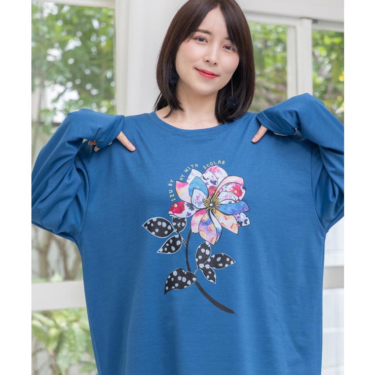 仲宗根泉(HY)コラボ アート柄花柄チュニック | ScoLar | 詳細画像11 