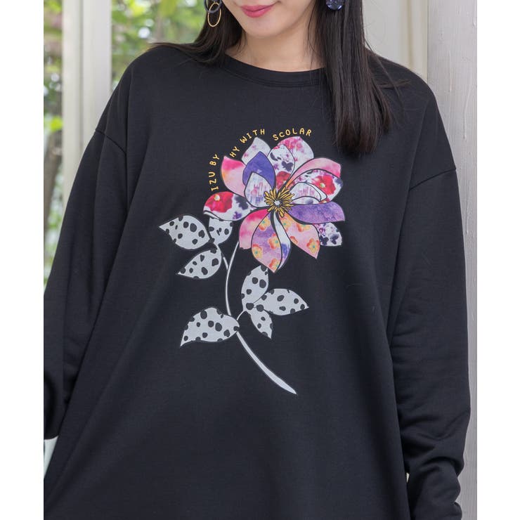 仲宗根泉(HY)コラボ アート柄花柄チュニック | ScoLar | 詳細画像19 