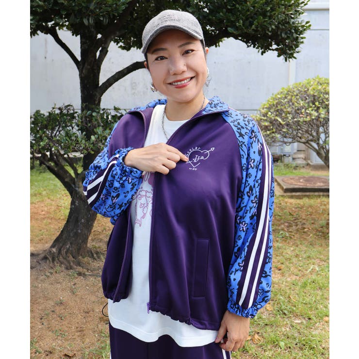 仲宗根泉(HY)コラボ 柄切替ジャージトップス | ScoLar | 詳細画像1 