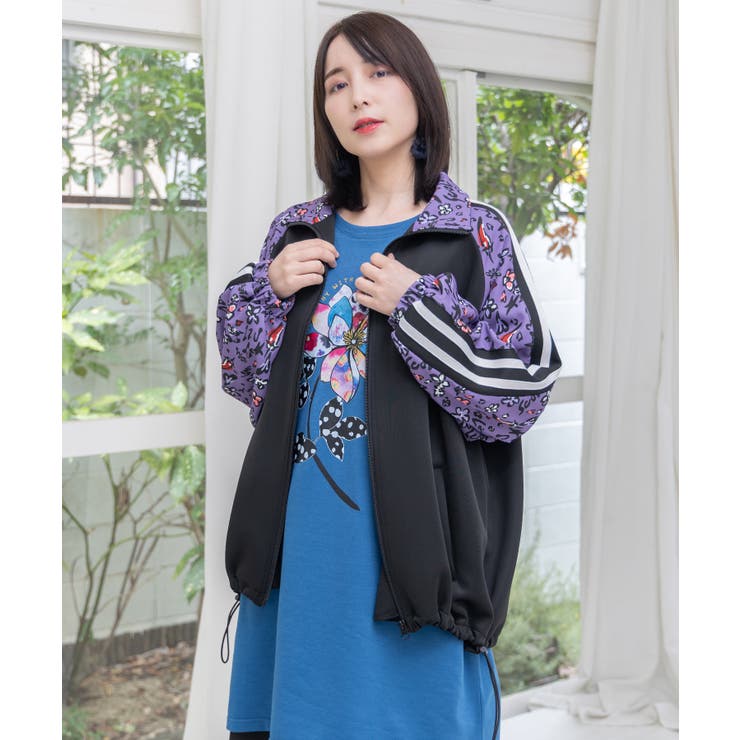 仲宗根泉(HY)コラボ 柄切替ジャージトップス | ScoLar | 詳細画像14 