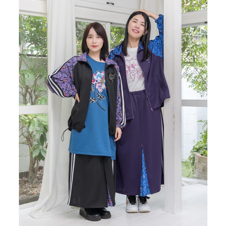 仲宗根泉(HY)コラボ 柄切替ジャージトップス | ScoLar | 詳細画像5 