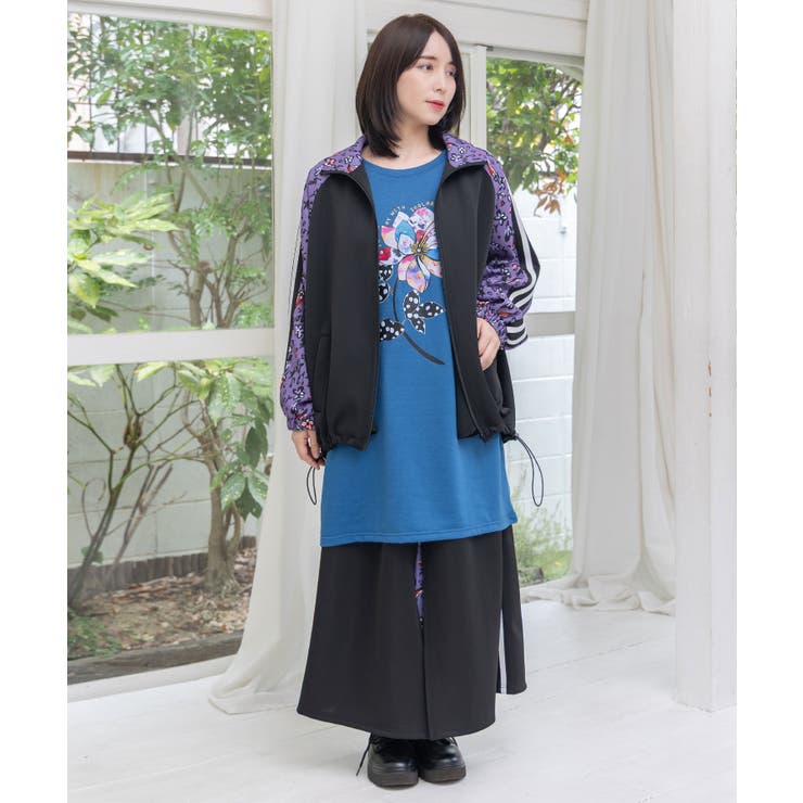 仲宗根泉(HY)コラボ 柄切替ジャージスカート | ScoLar | 詳細画像12 