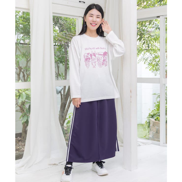 仲宗根泉(HY)コラボ 柄切替ジャージスカート | ScoLar | 詳細画像6 