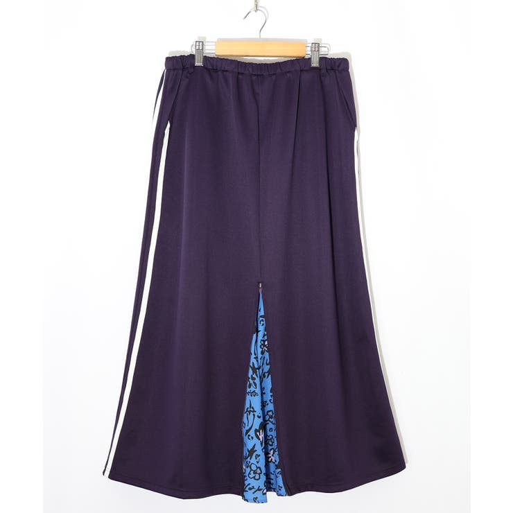 パープル | 仲宗根泉(HY)コラボ 柄切替ジャージスカート | ScoLar