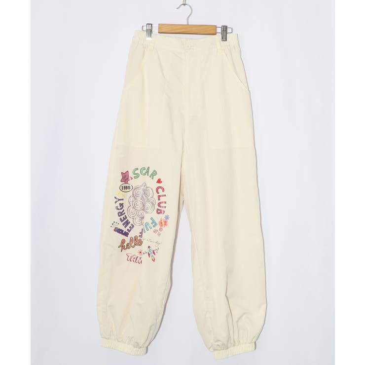 ポップ柄裏フリースあったかナイロンパンツ | ScoLar | 詳細画像21 