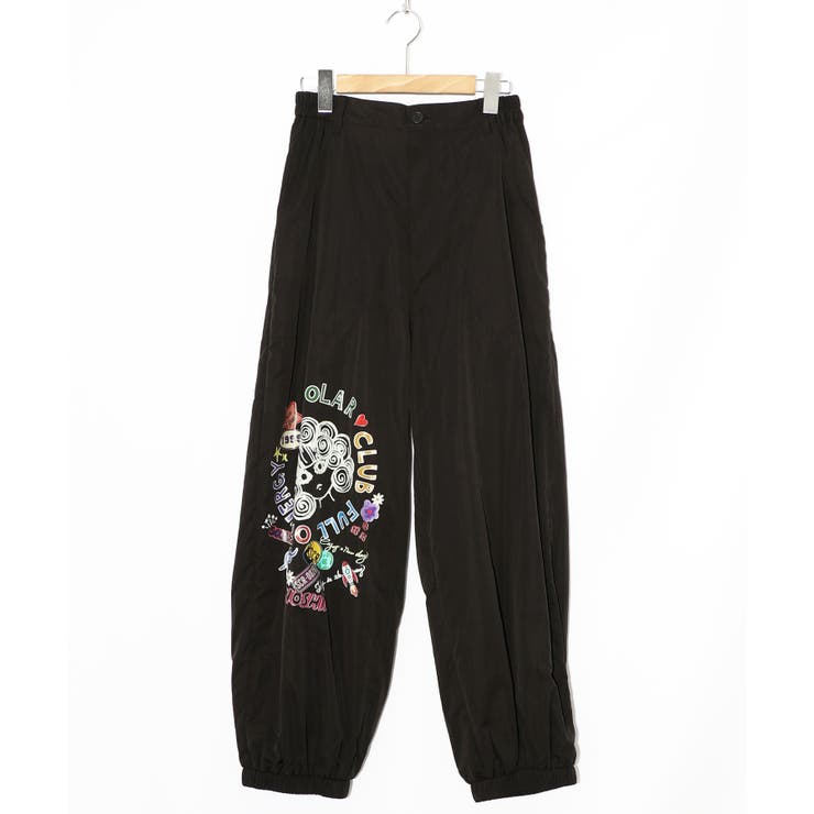 ポップ柄裏フリースあったかナイロンパンツ | ScoLar | 詳細画像23 