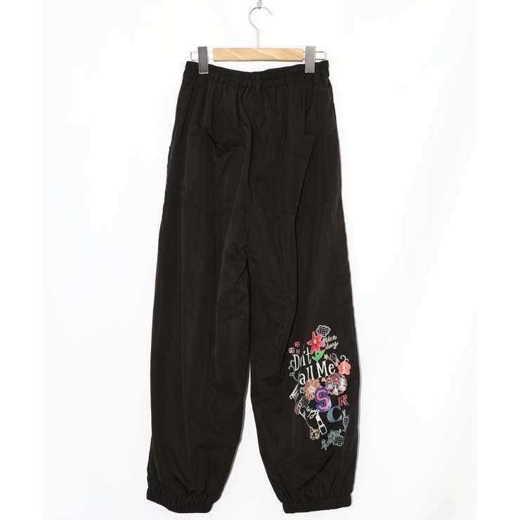 ポップ柄裏フリースあったかナイロンパンツ | ScoLar | 詳細画像24 