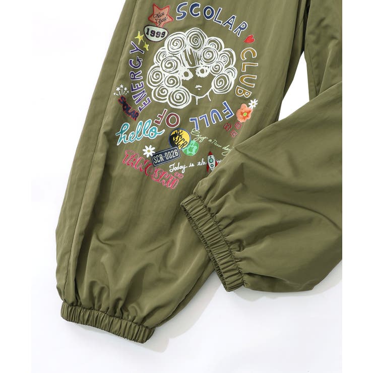 ポップ柄裏フリースあったかナイロンパンツ | ScoLar | 詳細画像31 