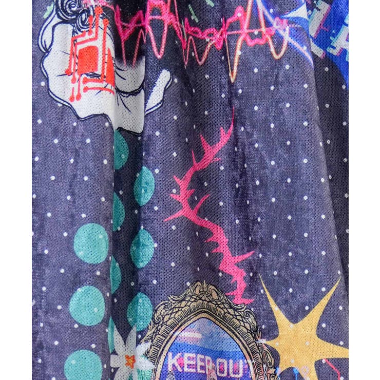 2柄展開クラッシュベロアワンピース | ScoLar | 詳細画像9 