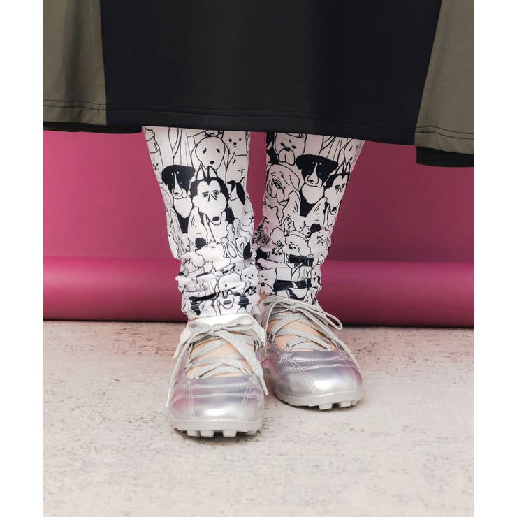 スカラー3柄展開 裏起毛スムースレギンス | ScoLar | 詳細画像2 