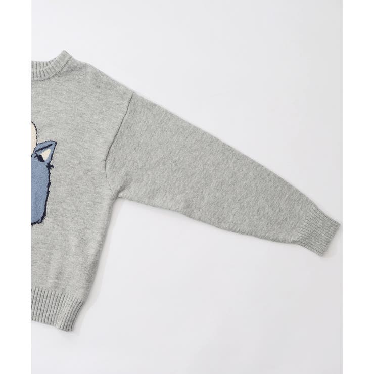 キャップネコ柄ジャガードニットプルオーバー | ScoLar | 詳細画像35 