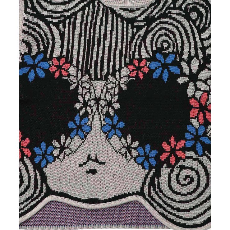 グラサンスカラーちゃんダブルジャガードニットプルオーバー | ScoLar | 詳細画像26 