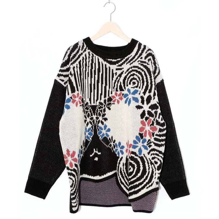 グラサンスカラーちゃんダブルジャガードニットプルオーバー | ScoLar | 詳細画像27 