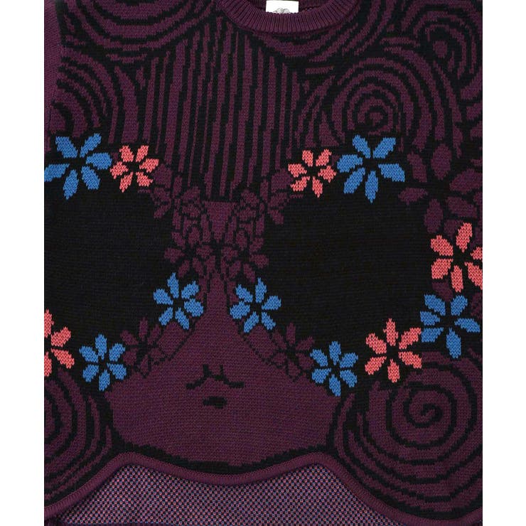 グラサンスカラーちゃんダブルジャガードニットプルオーバー | ScoLar | 詳細画像30 