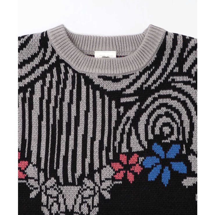 グラサンスカラーちゃんダブルジャガードニットプルオーバー | ScoLar | 詳細画像31 