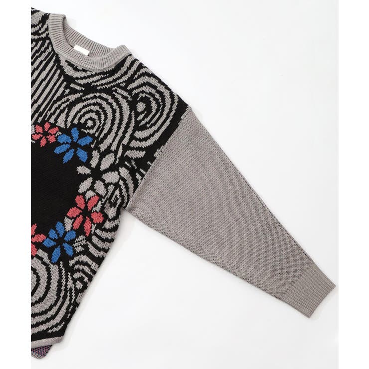 グラサンスカラーちゃんダブルジャガードニットプルオーバー | ScoLar | 詳細画像32 