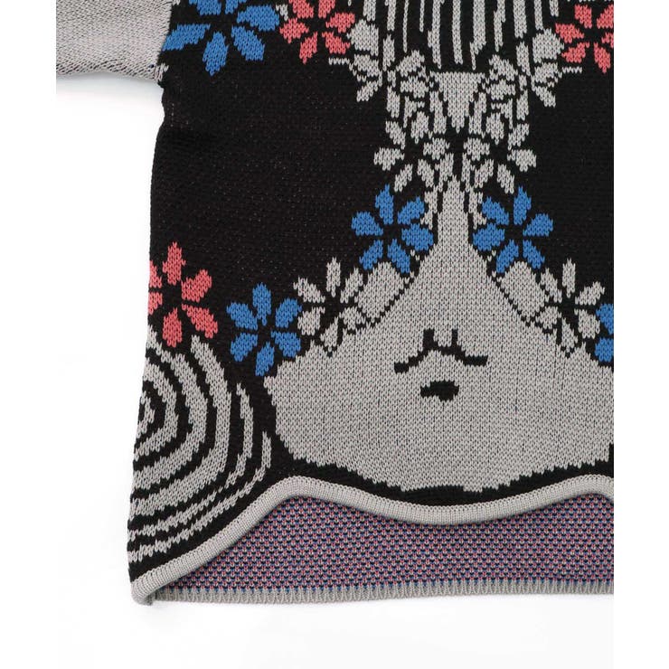 グラサンスカラーちゃんダブルジャガードニットプルオーバー | ScoLar | 詳細画像33 