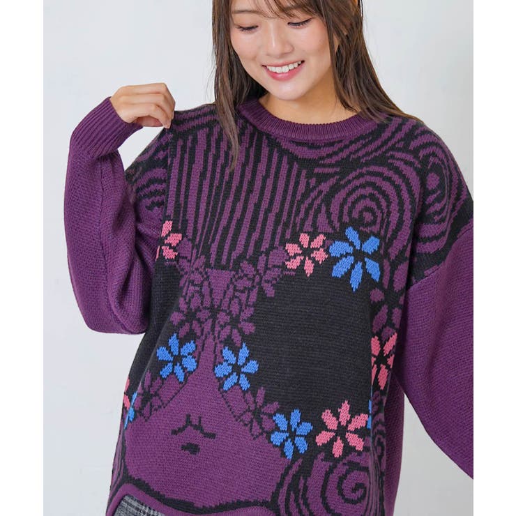 グラサンスカラーちゃんダブルジャガードニットプルオーバー | ScoLar | 詳細画像13 