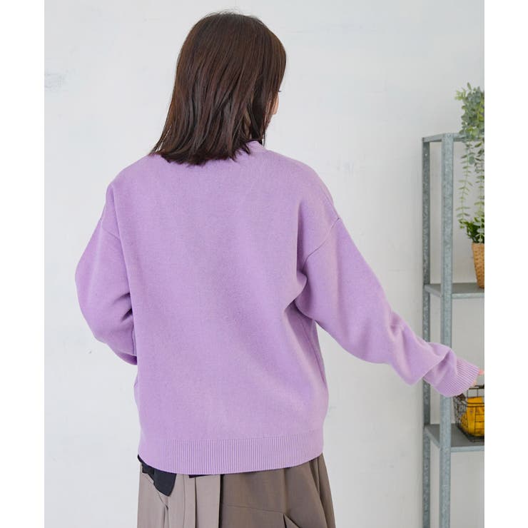 風船ネコちゃんジャガードニットカーディガン | ScoLar | 詳細画像9 