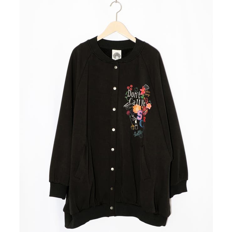 ポップ柄裏起毛 裏毛×フライスブルゾン | ScoLar | 詳細画像13 