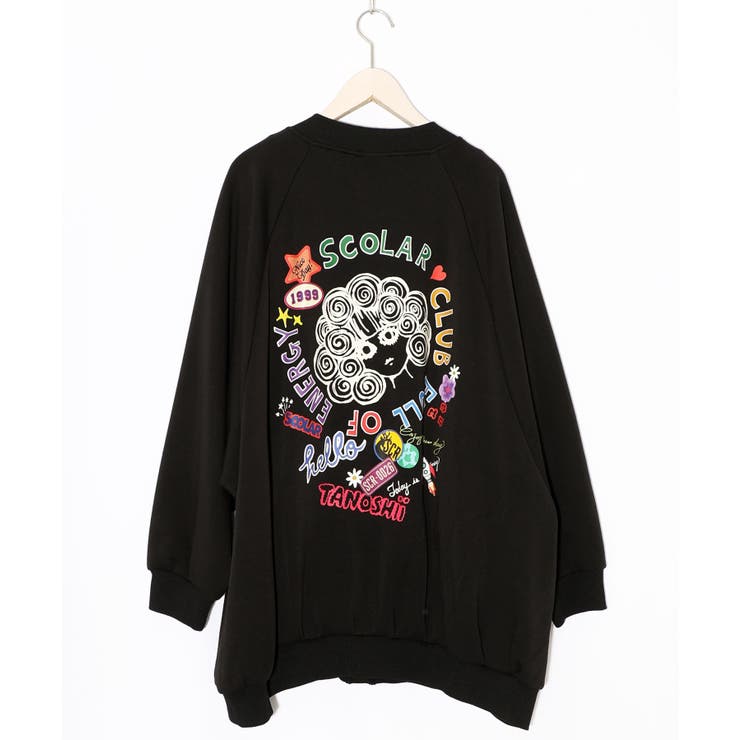 ポップ柄裏起毛 裏毛×フライスブルゾン | ScoLar | 詳細画像14 