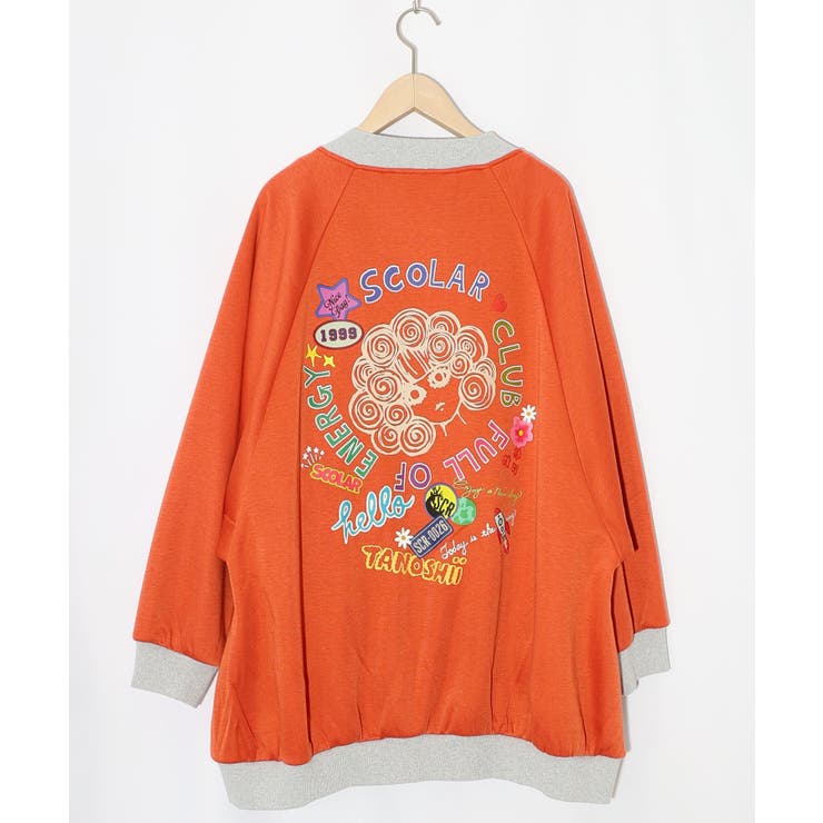 ポップ柄裏起毛 裏毛×フライスブルゾン | ScoLar | 詳細画像17 