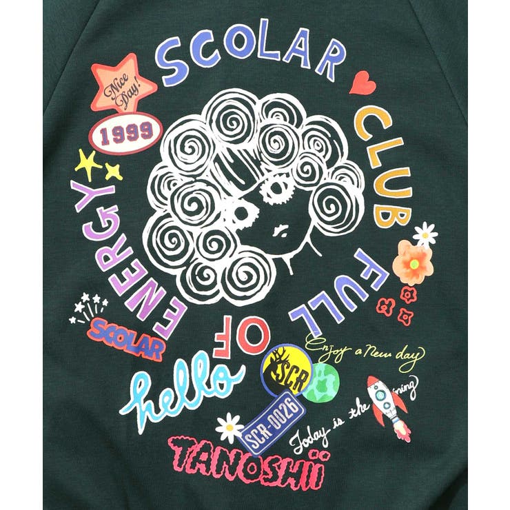 ポップ柄裏起毛 裏毛×フライスブルゾン | ScoLar | 詳細画像20 