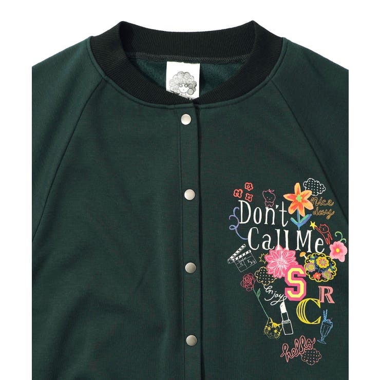 ポップ柄裏起毛 裏毛×フライスブルゾン | ScoLar | 詳細画像21 