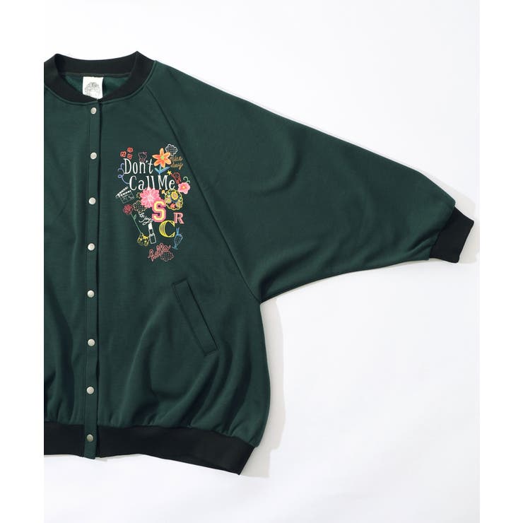 ポップ柄裏起毛 裏毛×フライスブルゾン | ScoLar | 詳細画像22 