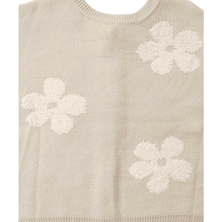 2WAYお花サガラ刺繍ジャガードニットカーディガン | ScoLar | 詳細画像16 