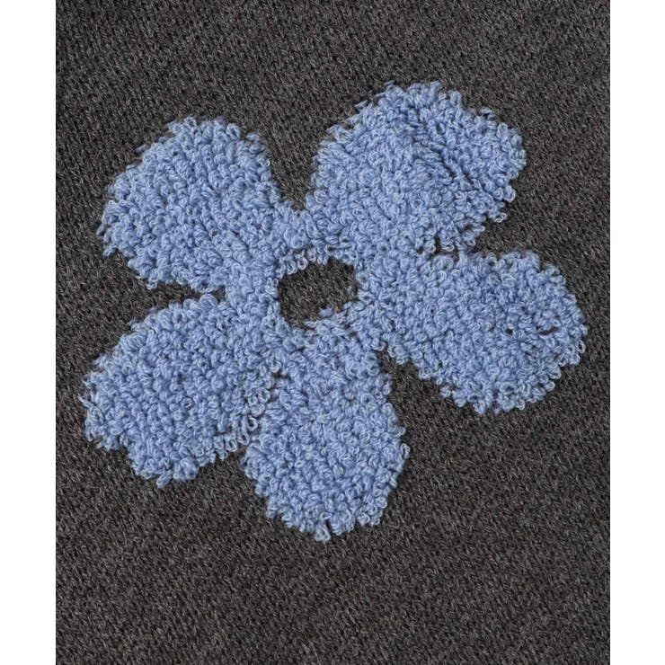 2WAYお花サガラ刺繍ジャガードニットカーディガン | ScoLar | 詳細画像20 