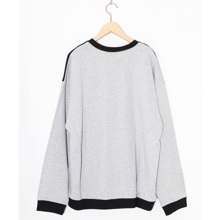 こたつから出たくないクマ柄 配色裏毛プルオーバー | ScoLar | 詳細画像17 