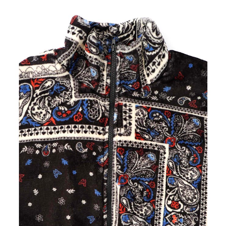 ランダムバンダナ柄 双面フランネルブルゾン | ScoLar | 詳細画像11 