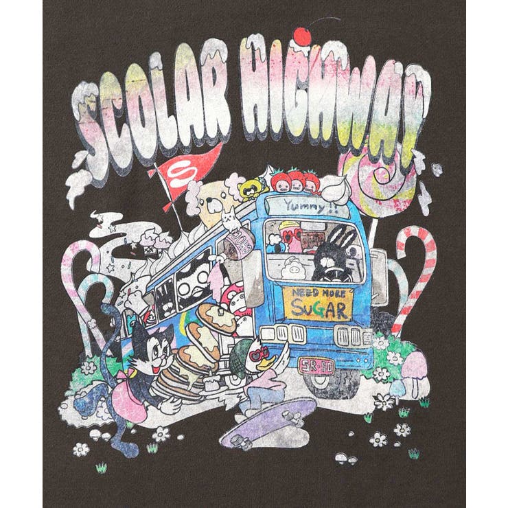 スカラーハイウェイ ヴィンテージ風プルオーバー | ScoLar | 詳細画像9 