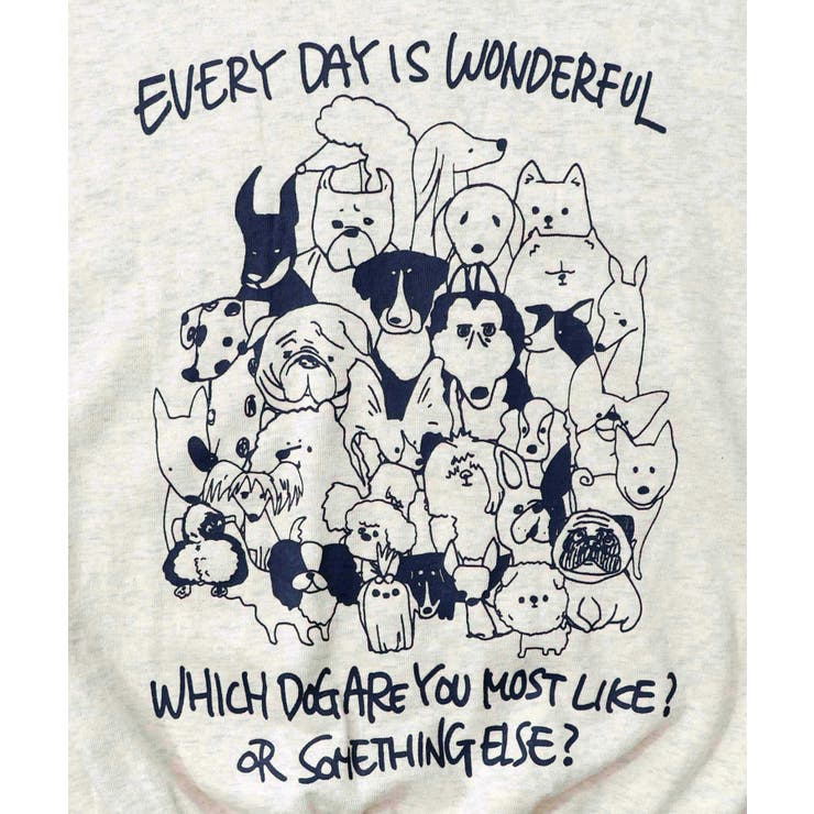 毎日がわんダフル柄アシメプルオーバー | ScoLar | 詳細画像7 